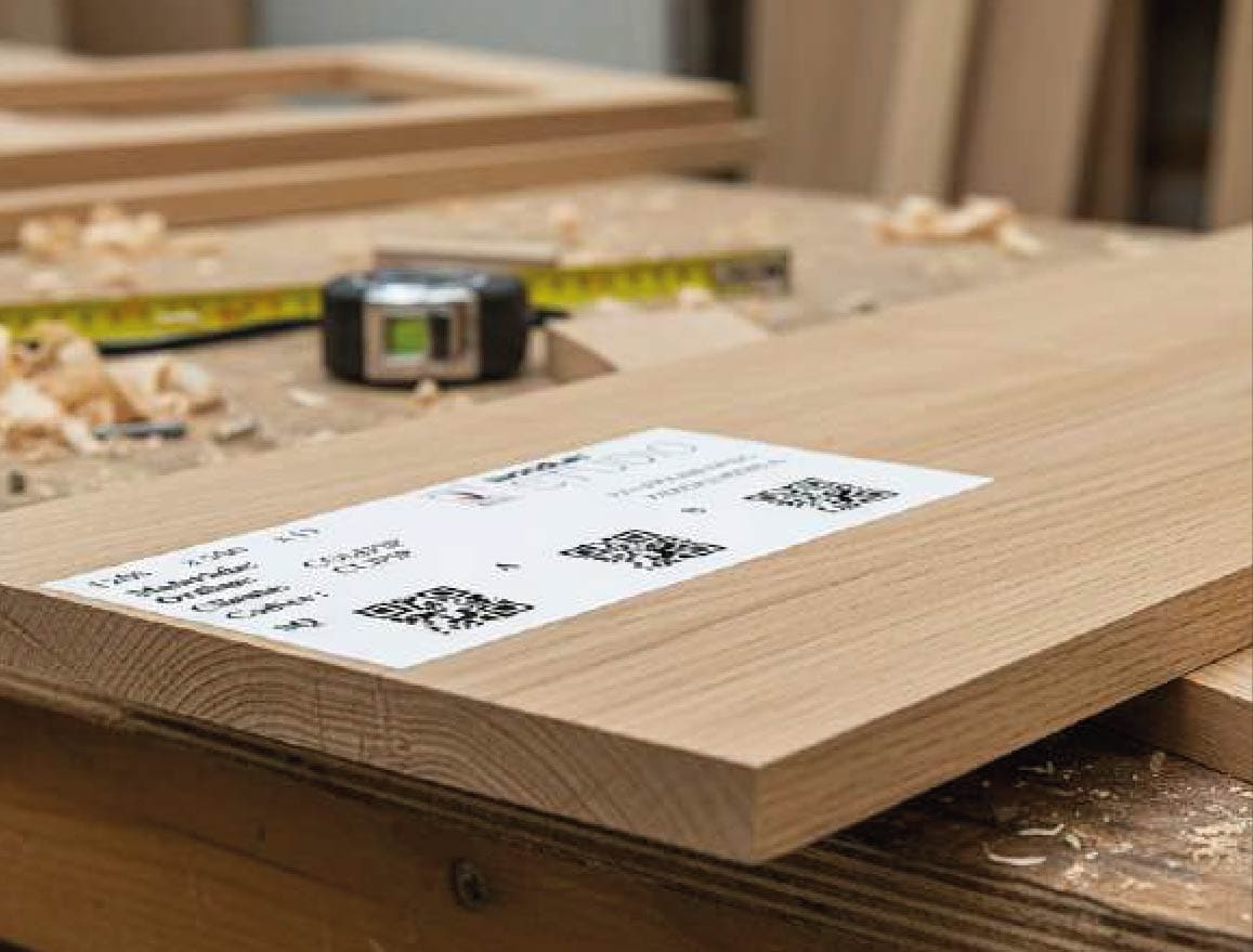 Wood Component Label LABEL module - woodlab STUDIO software per chi lavora il legno per la ...